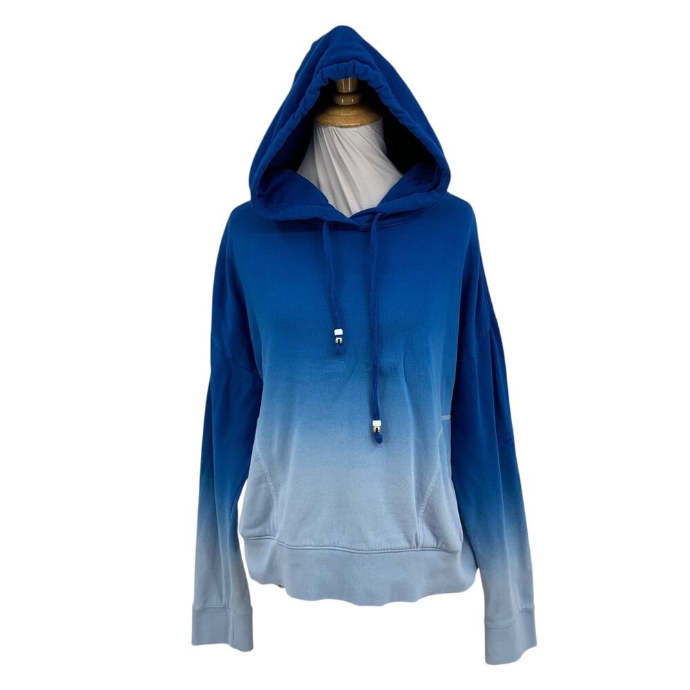 Greyson Sweatshirt Womens M Medium Blue Ombre Gradient Coastal Dip Archer Hoodie